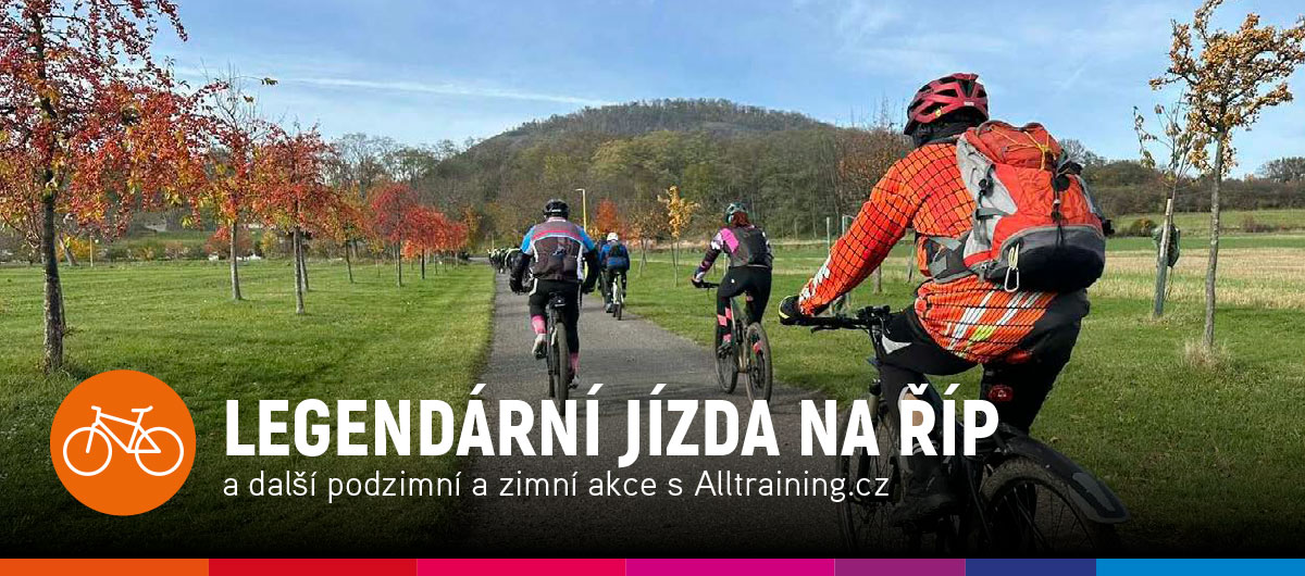 Legendární jízda na Říp a další podzimní a zimní akce s Alltraining.cz