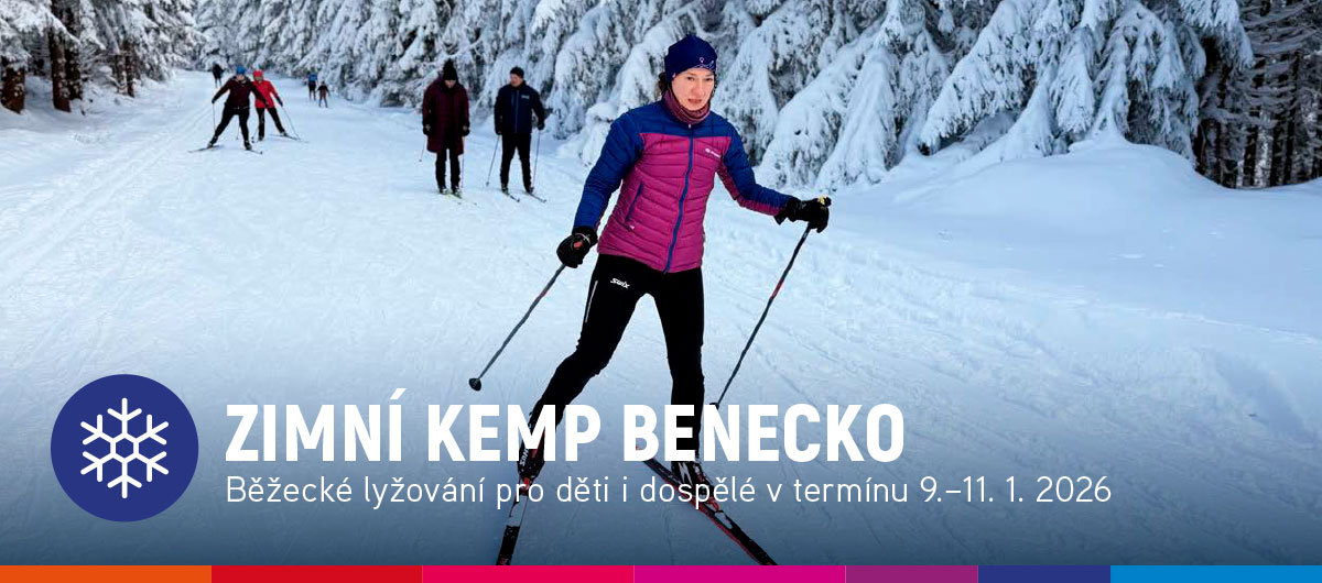 Zimní kemp Benecko - běžecké lyžování pro děti i dospělé