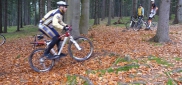 Podzimní MTB kemp Hostinné 2. den - technika jízdy v praxi