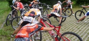 Letní kemp Kokořín- MTB, 1.den - překážková dráha