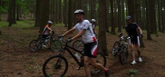 Letní kemp Kokořín- MTB, 1.den - překážková dráha