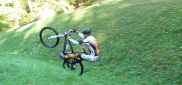 MTB kemp Kokořín 14. - 16. 10., 2. den - rozcvička, technika v praxi a besedy