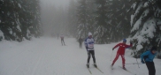 Ski kemp Benecko 12. -15.1. 2012 - 1. den, seznámení s technikou, mazání lyží