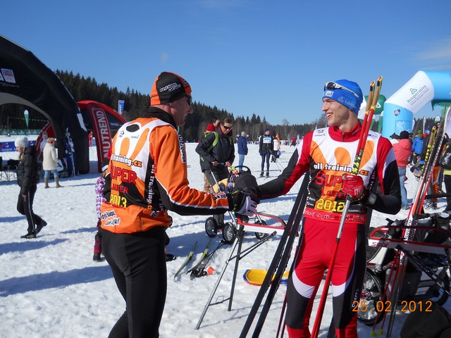 Super Laufeři na Šumavském Skimaratonu kooperativy 25.-26.2.2012