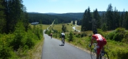 MTB and ROAD Kemp - Horská Kvilda - 2. den - rozcvička, Srní na silnici a překážky na MTB