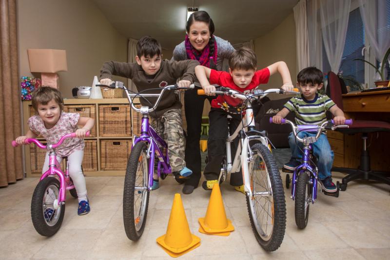 Tereza Trefná cyklistickým Ježíškem v Klokánku!