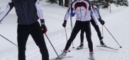 Zimní kemp Harrachov - Sobota (17. 1.), vytrvalostní trénink po hřebenech Krkonoš
