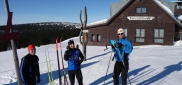 Zimní kemp Harrachov - Sobota (17. 1.), vytrvalostní trénink po hřebenech Krkonoš