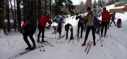 Zimní kemp Harrachov - Sobota (17. 1.), vytrvalostní trénink po hřebenech Krkonoš
