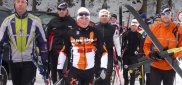 Zimní kemp Harrachov - Sobota (17. 1.), vytrvalostní trénink po hřebenech Krkonoš
