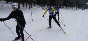Zimní kemp Harrachov - Sobota (17. 1.), vytrvalostní trénink po hřebenech Krkonoš