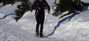 Zimní kemp Harrachov - Sobota (17. 1.), vytrvalostní trénink po hřebenech Krkonoš