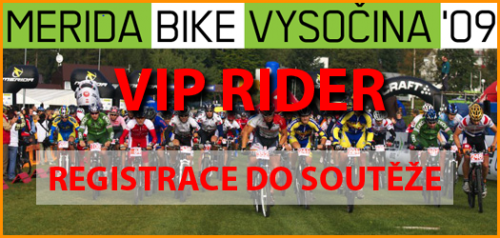 Staň se jedním ze 6 VIP RIDERs na MERIDA BIKE VYSOČINA a vyhraj tréninkový plán ZDARMA