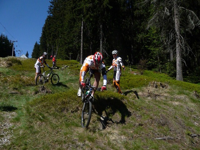 Zážitky z MTB kempu na Horské Kvildě pohledem Danči, Honzi a Luďka