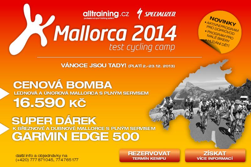 TIP NA VÁNOČNÍ DÁREK: Mallorca za skvělou cenu a Garmin Edge 500 jako dárek ZDARMA