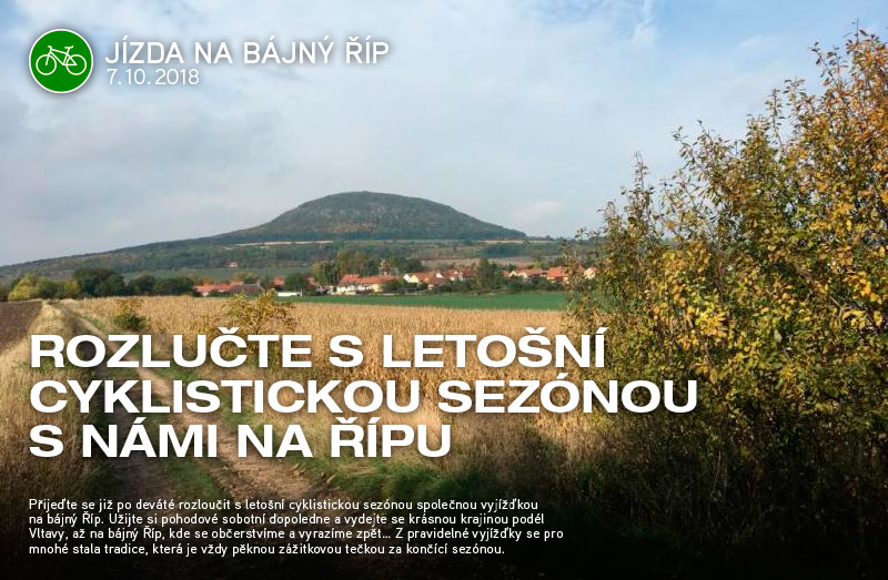 9. ROČNÍK JÍZDY NA ŘÍP ANEB ROZLOUČENÍ SE SEZÓNOU 2018 | obrázek 