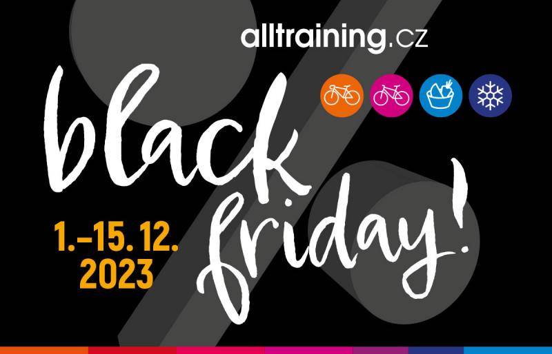 Black Friday s Alltraining.cz je tu - 15 dní slev v hodnotě 17 000 Kč