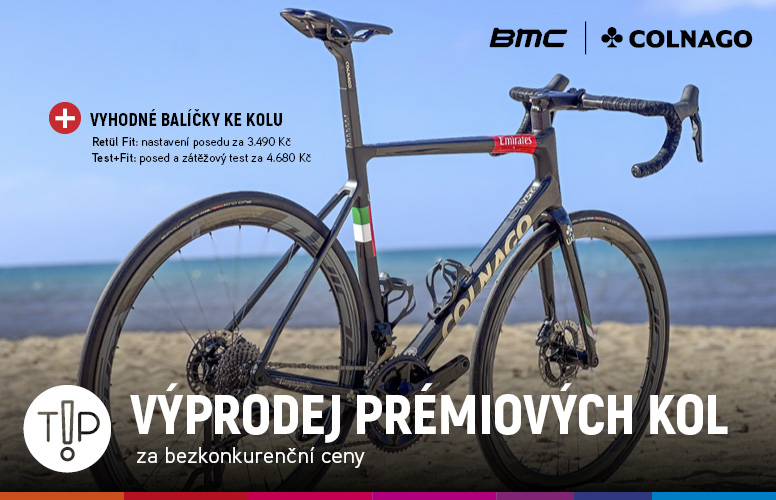 Jarní výprodej kol Colnago a Bmc